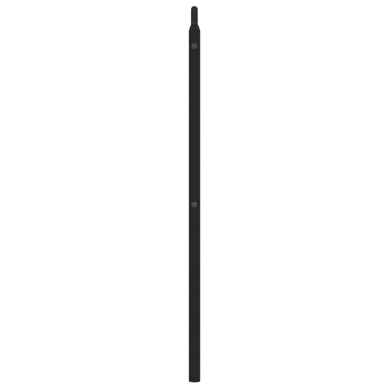 vidaXL fekete fém fejtámla 160 cm