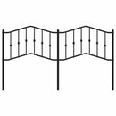 vidaXL fekete fém csere fejtámla 180 cm
