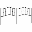 vidaXL fekete fém csere fejtámla 193 cm