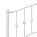 vidaXL fehér fém csere fejtámla 75 cm