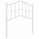 vidaXL fehér fém csere fejtámla 80 cm