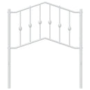 vidaXL fehér fém csere fejtámla 80 cm