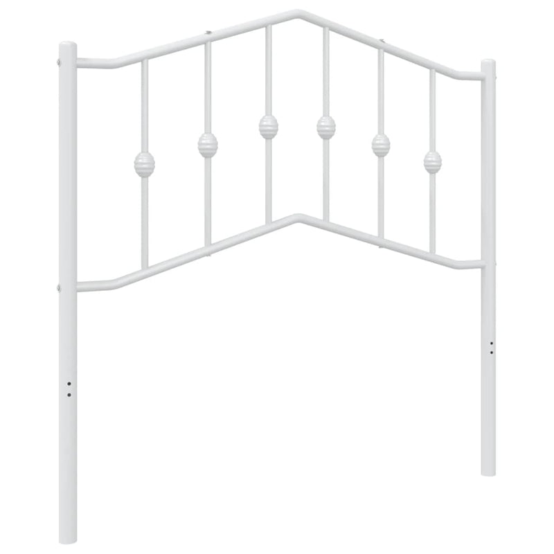 vidaXL fehér fém fejtámla 90 cm