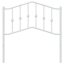 vidaXL fehér fém csere fejtámla 90 cm