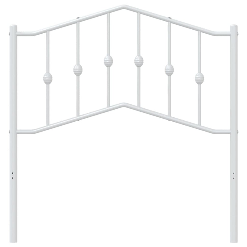 vidaXL fehér fém fejtámla 90 cm