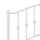 vidaXL fehér fém csere fejtámla 90 cm