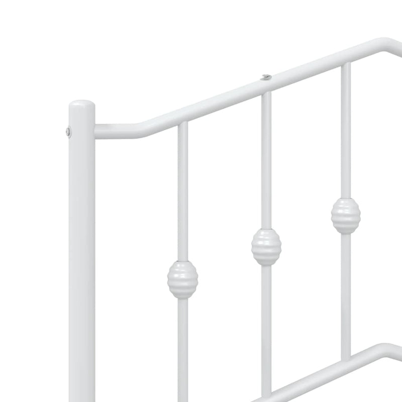 vidaXL fehér fém fejtámla 90 cm