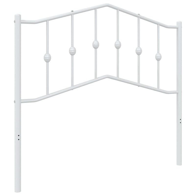 vidaXL fehér fém fejtámla 100 cm