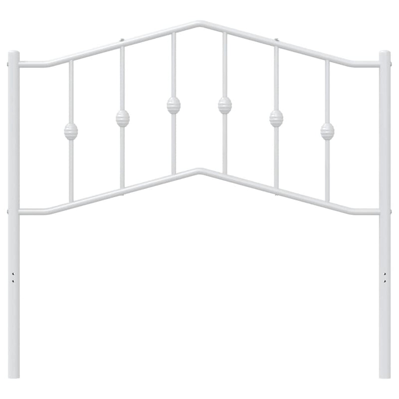 vidaXL fehér fém fejtámla 100 cm