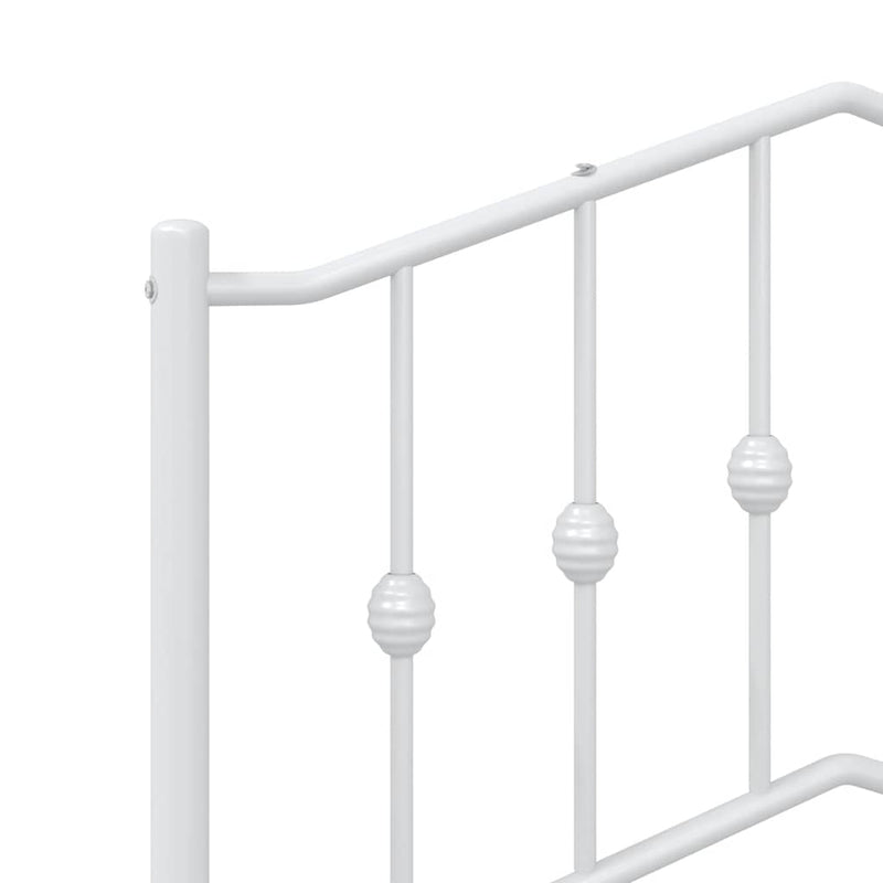 vidaXL fehér fém fejtámla 100 cm
