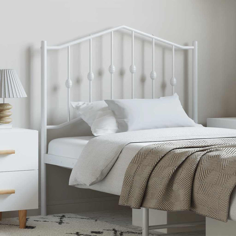 vidaXL fehér fém fejtámla 100 cm