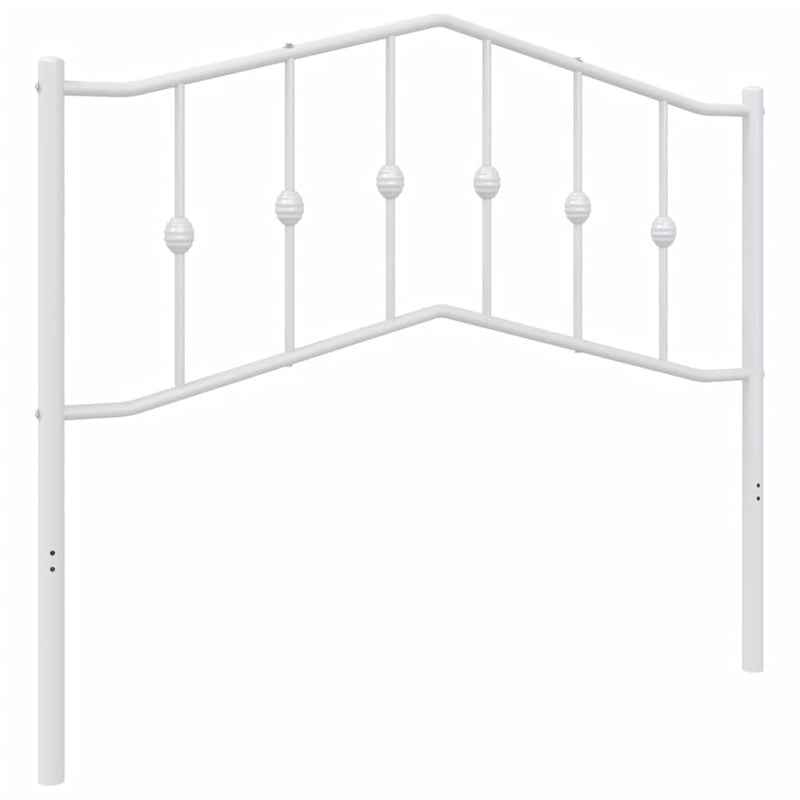 vidaXL fehér fém fejtámla 107 cm