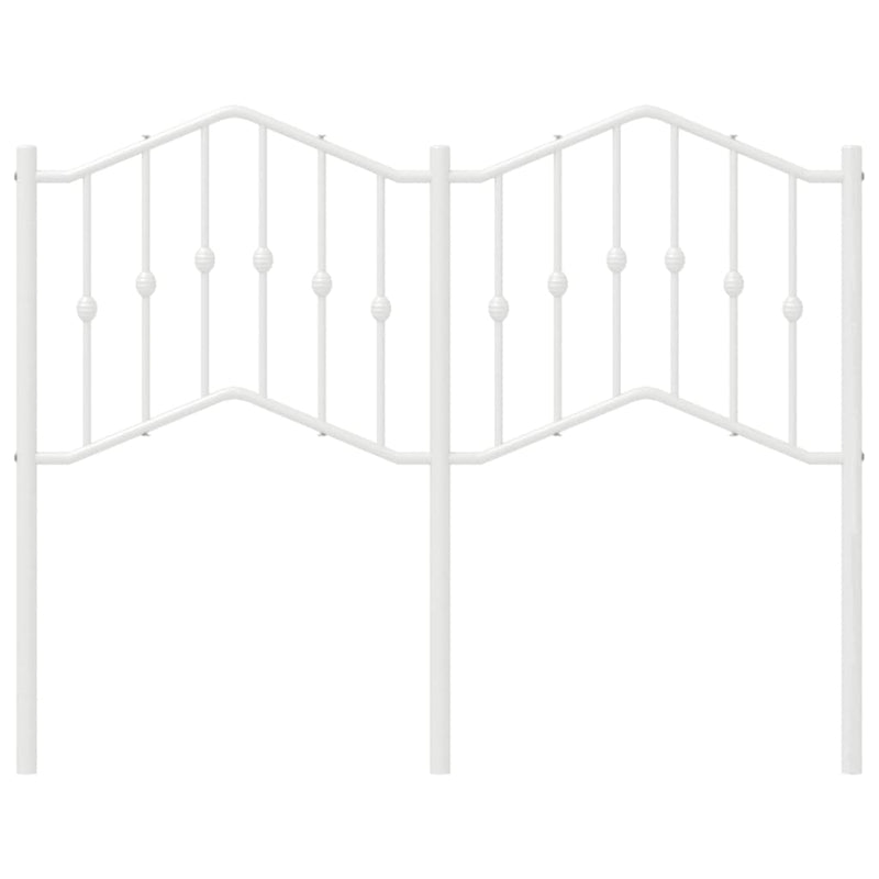 vidaXL fehér fém fejtámla 120 cm