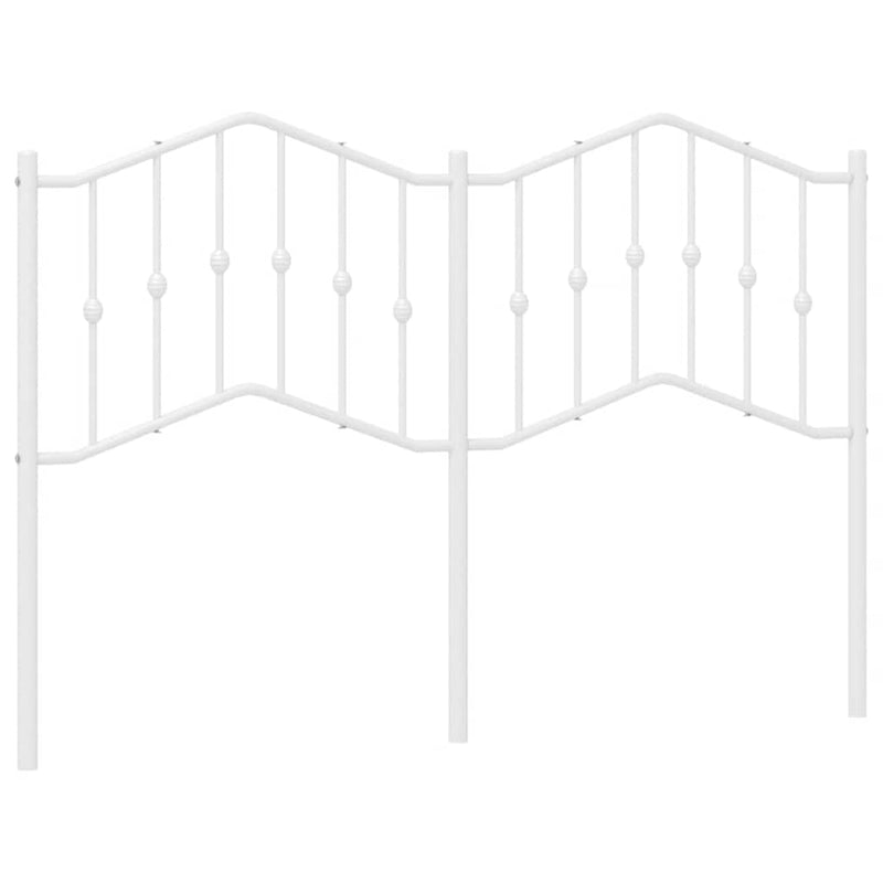 vidaXL fehér fém fejtámla 135 cm