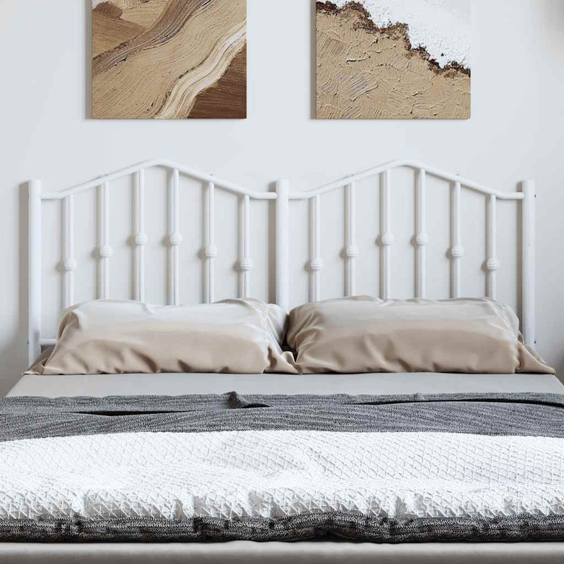 vidaXL fehér fém fejtámla 150 cm
