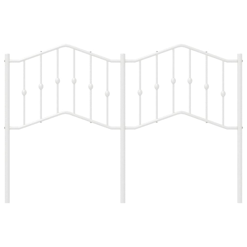 vidaXL fehér fém fejtámla 150 cm