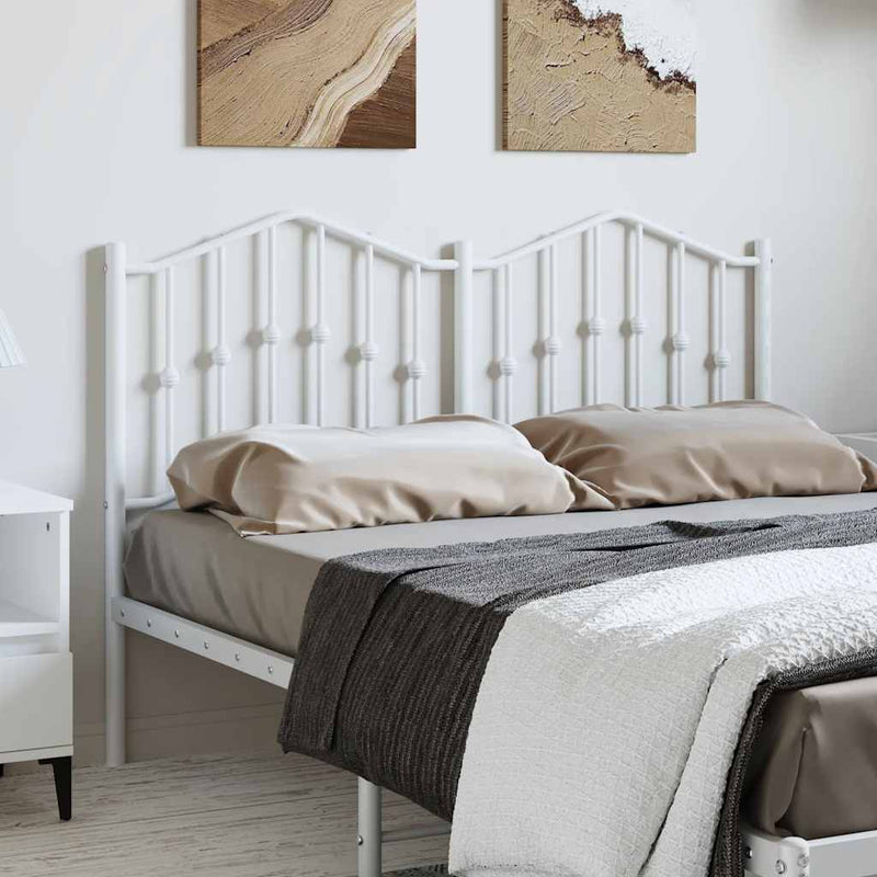 vidaXL fehér fém fejtámla 150 cm