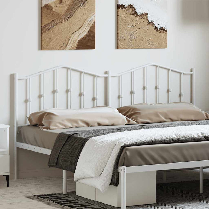 vidaXL fehér fém fejtámla 180 cm