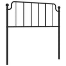 vidaXL fekete fém csere fejtámla 100 cm
