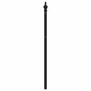 vidaXL fekete fém csere fejtámla 100 cm