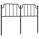 vidaXL fekete fém csere fejtámla 135 cm