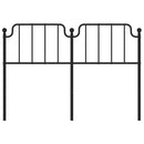 vidaXL fekete fém csere fejtámla 135 cm