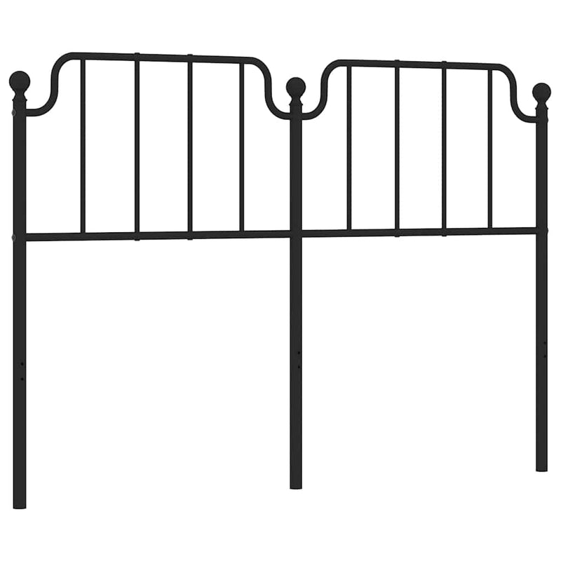 vidaXL fekete fém fejtámla 150 cm