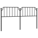 vidaXL fekete fém csere fejtámla 180 cm