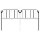 vidaXL fekete fém csere fejtámla 180 cm