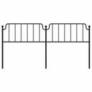 vidaXL fekete fém fejtámla 193 cm