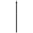 vidaXL fekete fém csere fejtámla 200 cm
