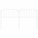 vidaXL fehér fém csere fejtámla 180 cm