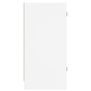 vidaXL fehér kisszekrény üvegajtókkal 35 x 37 x 75,5 cm
