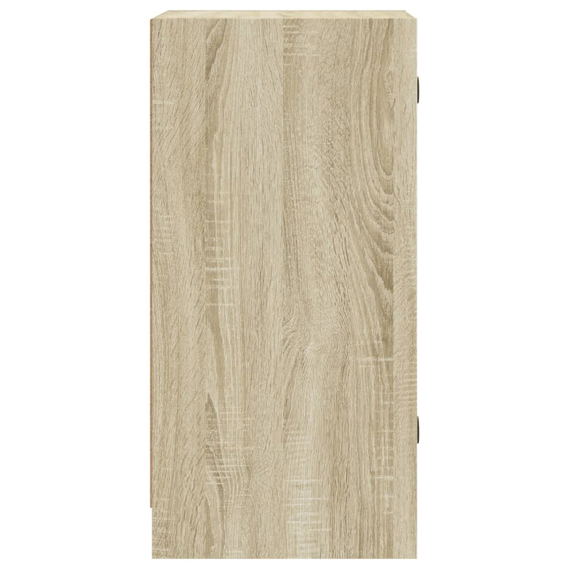 vidaXL sonoma tölgy színű kisszekrény üvegajtókkal 35 x 37 x 75,5 cm