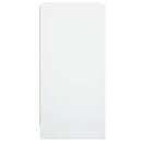 vidaXL fehér kisszekrény üvegajtókkal 68 x 37 x 75,5 cm