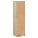 vidaXL sonoma tölgy színű magasszekrény üvegajtókkal 35 x 37 x 142 cm