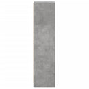 vidaXL betonszürke magasszekrény üvegajtóval 35 x 37 x 142 cm