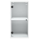 vidaXL fehér faliszekrény üvegajtókkal 35 x 37 x 68,5 cm