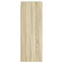 vidaXL sonoma-tölgyszínű faliszekrény üvegajtókkal 35x37x100 cm