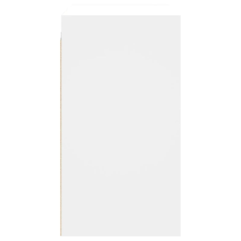 vidaXL fehér faliszekrény üvegajtókkal 68 x 37 x 68,5 cm