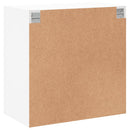 vidaXL fehér faliszekrény üvegajtókkal 68 x 37 x 68,5 cm