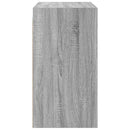 vidaXL szürke sonoma színű faliszekrény üvegajtókkal 68 x 37 x 68,5 cm