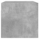 vidaXL 2 db betonszürke faliszekrény üvegajtókkal 68,5 x 37 x 35 cm