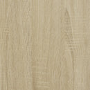 vidaXL sonoma tölgy színű magasszekrény üvegajtókkal 35 x 37 x 120 cm