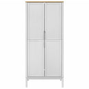 vidaXL FLORO fehér tömör fenyőfa szekrény 77 x 53 x 171 cm