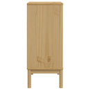 vidaXL FLORO viaszbarna tömör fenyőfa komód