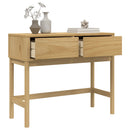 vidaXL FLORO viaszbarna tömör fenyőfa tálalóasztal 89,5 x 36,5 x 73 cm
