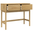 vidaXL FLORO viaszbarna tömör fenyőfa tálalóasztal 89,5 x 36,5 x 73 cm