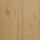 vidaXL FLORO viaszbarna tömör fenyőfa tálalószekrény 114 x 43 x 74 cm