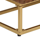 vidaXL tömör mangófa és vas tálalószekrény 55 x 30 x 76 cm